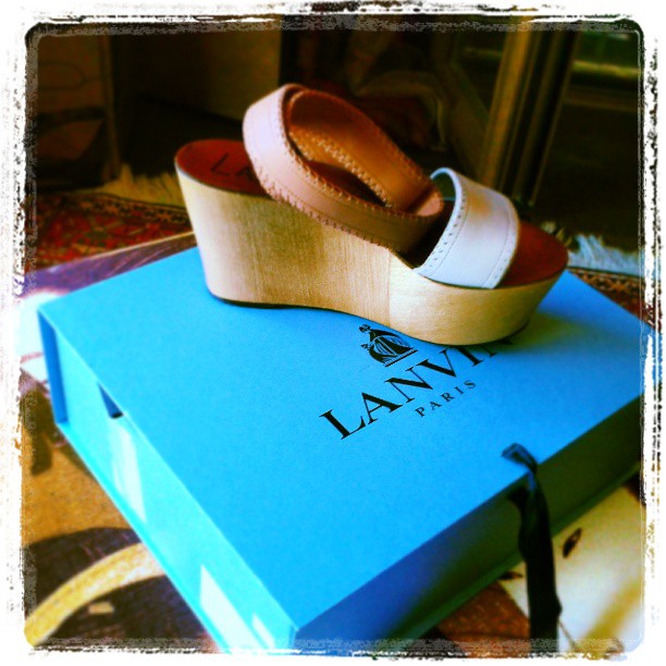 lanvin wedges