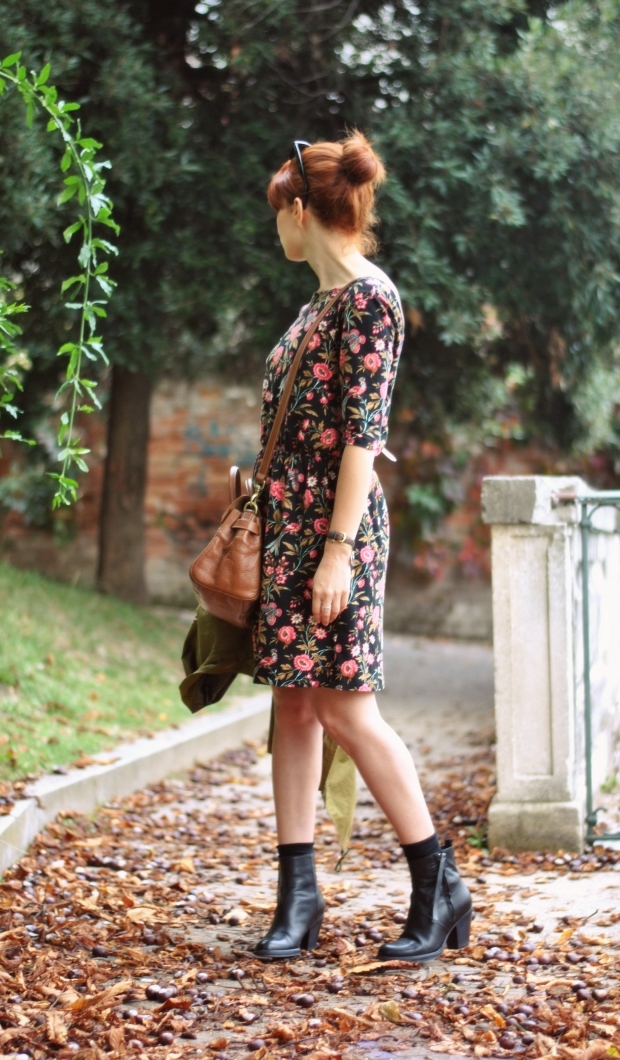 grunge floral dress